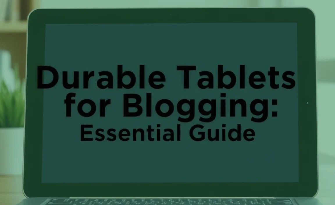 Durable Tablets for Blogging: Essential Guide