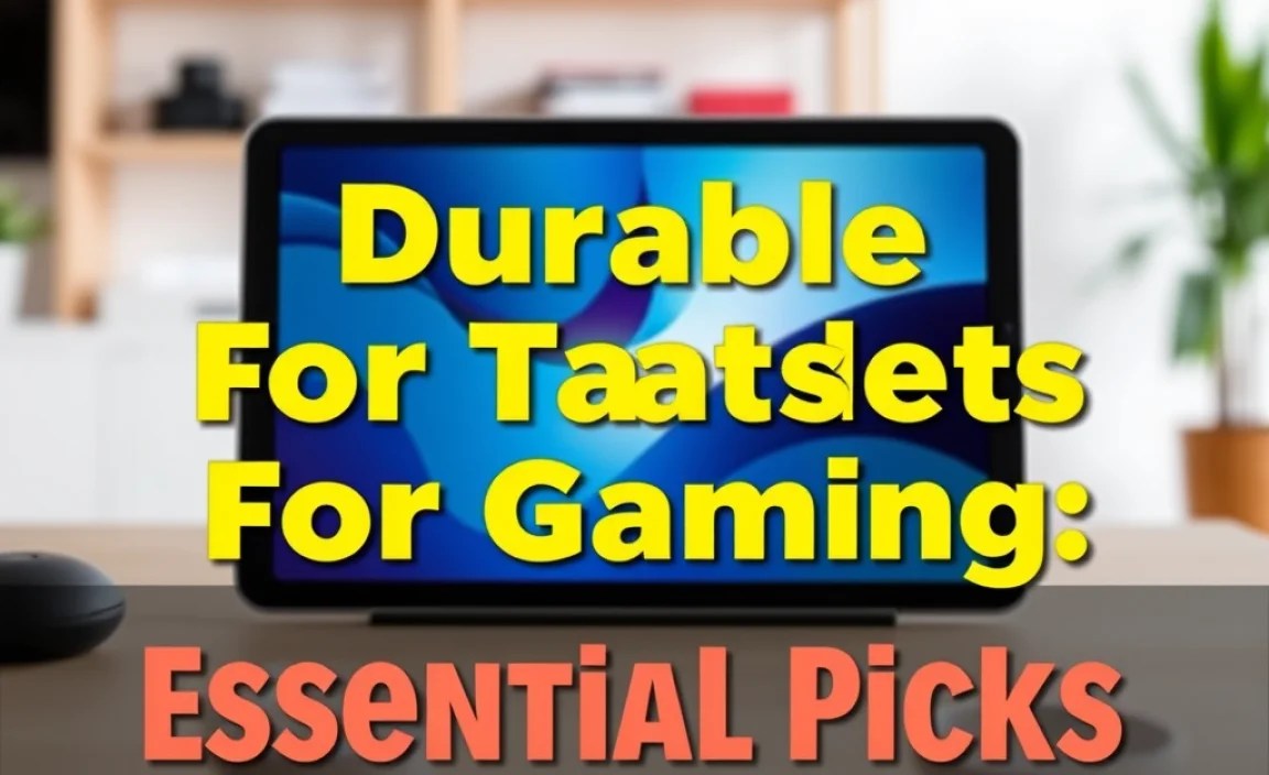 Durable Tablets For Gaming: Essential Picks