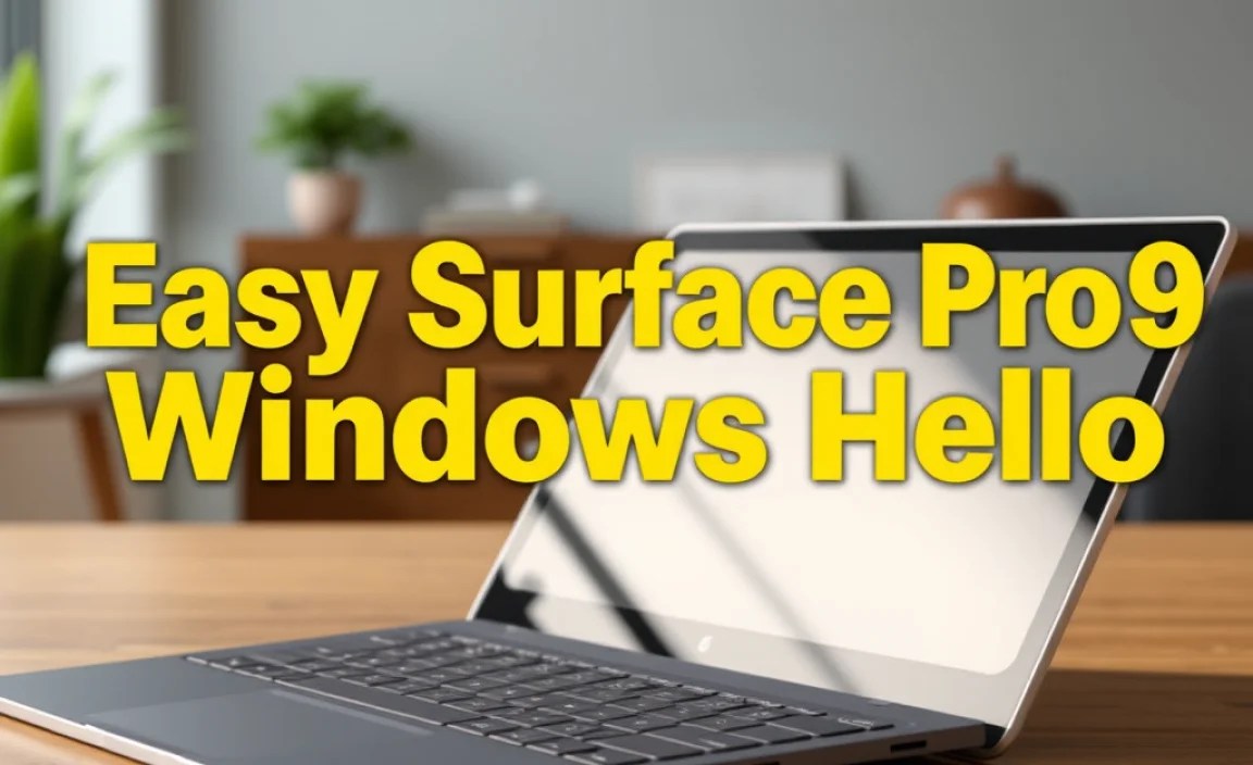 Easy Surface Pro 9 Windows Hello Setup Guide