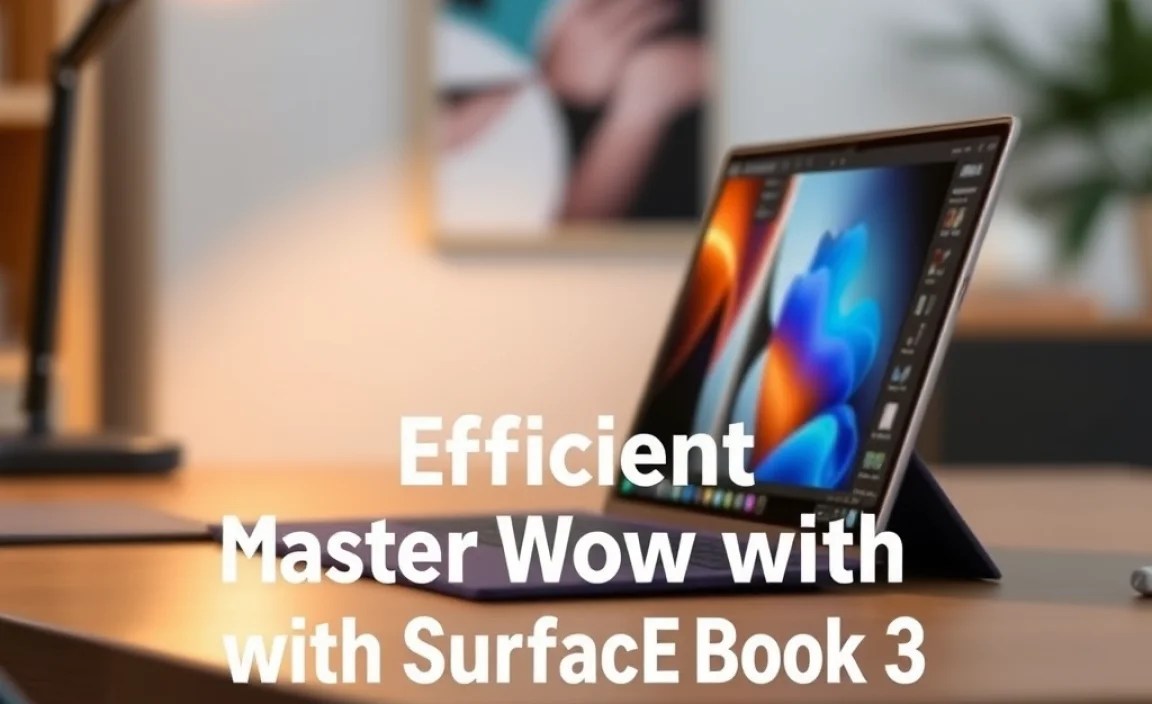 Efficient Workflow with Surface Book 3