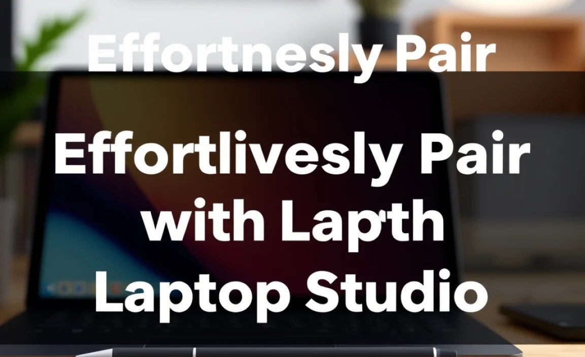 Effortlessly Pair Surface Pen with Laptop Studio