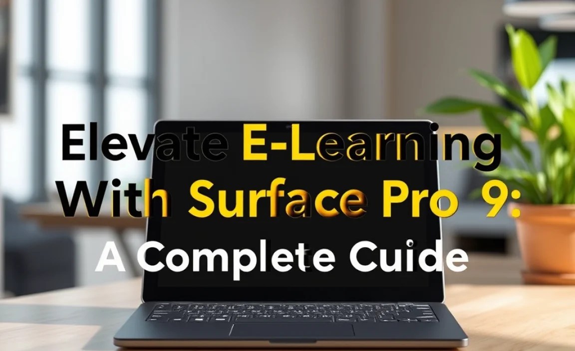 Elevate E-Learning With Surface Pro 9: A Complete Guide
