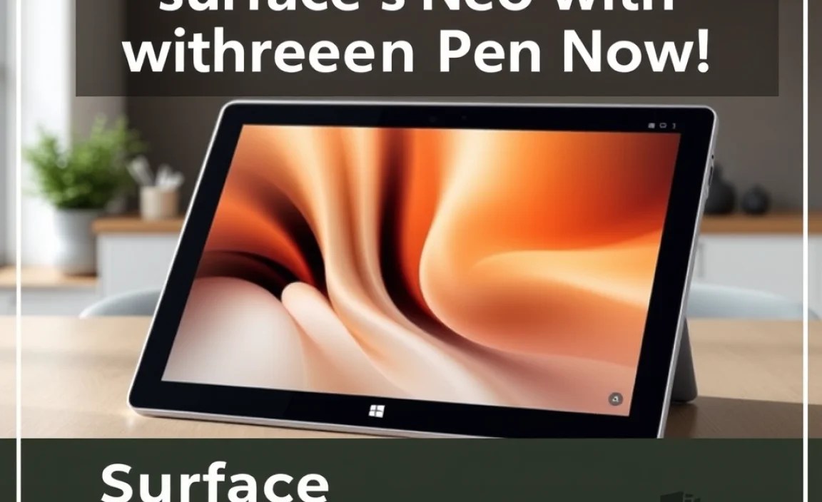 Engaging Kids with Surface Neo