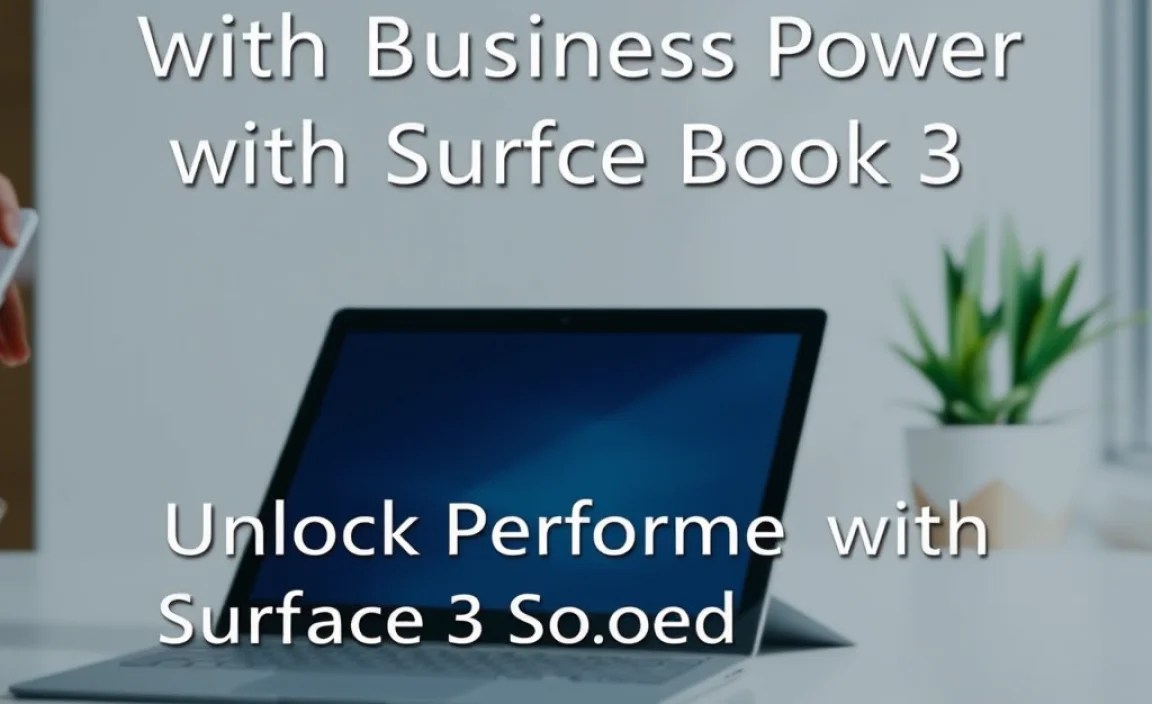 Enhanced Performance with Surface Book 3