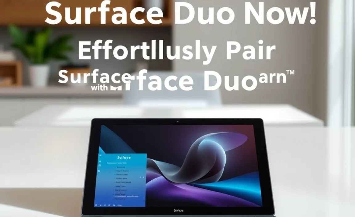 Enhancing Creativity with the Surface Duo and Surface Pen