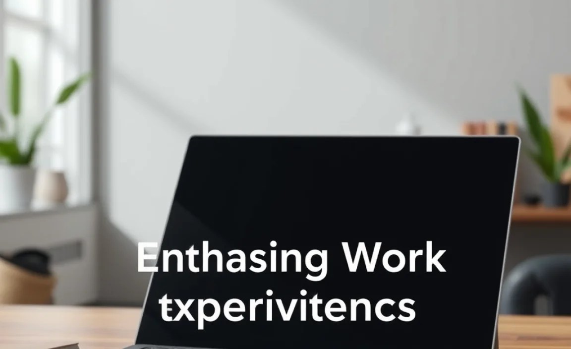 Enhancing Work Experiences