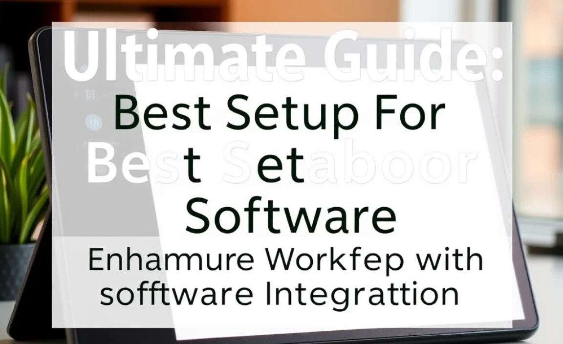 Enhancing Workflow with Software Integration