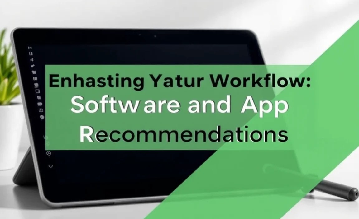 Enhancing Your Creative Workflow: Software and App Recommendations