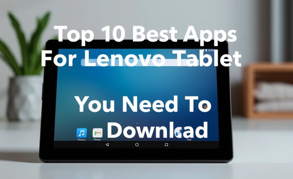 Entertainment Apps for Lenovo Tablets