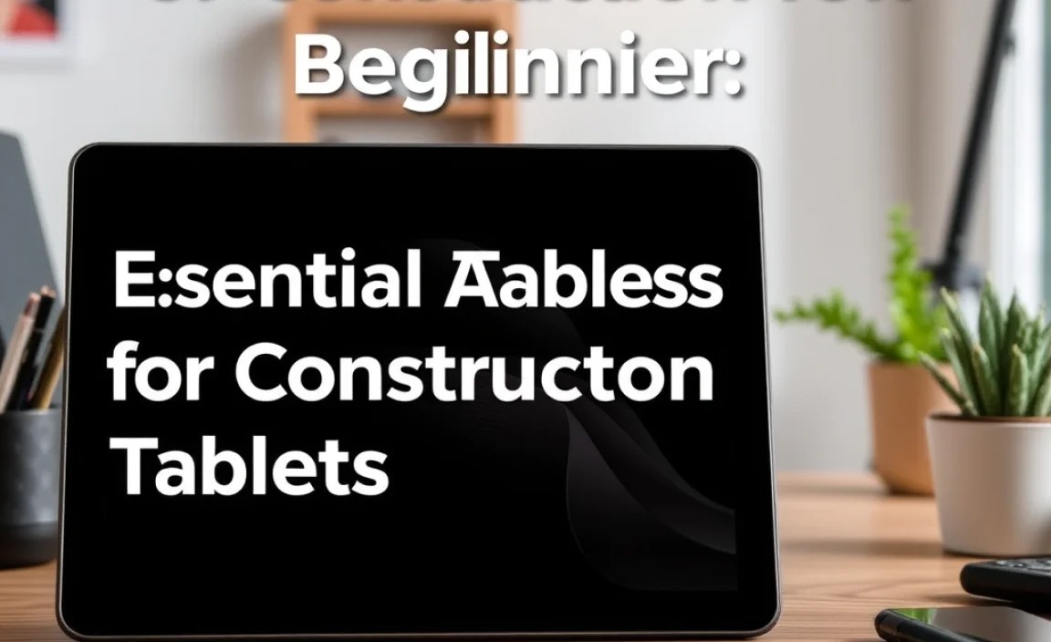 Essential Accessories for Construction Tablets