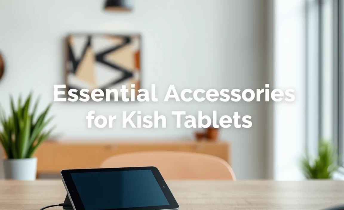 Essential Accessories for Kiosk Tablets