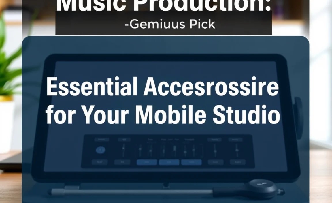 Essential Accessories for Your Mobile Studio