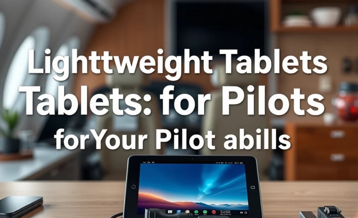 Essential Accessories for Your Pilot Tablet