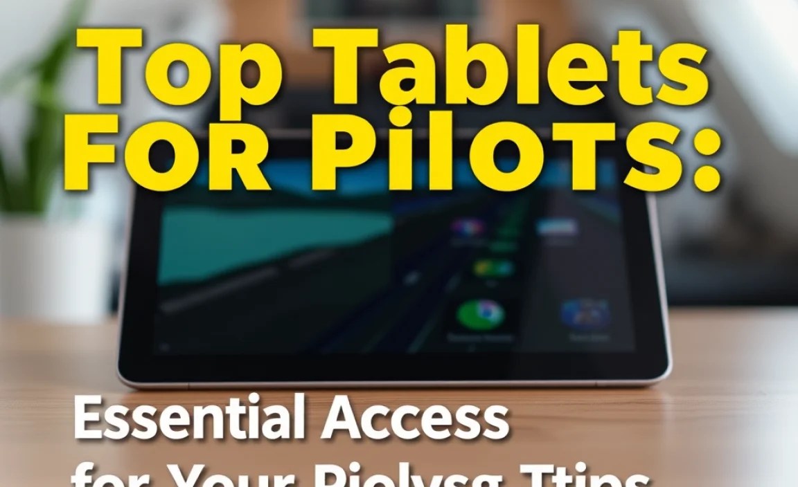 Essential Accessories for Your Pilot Tablet