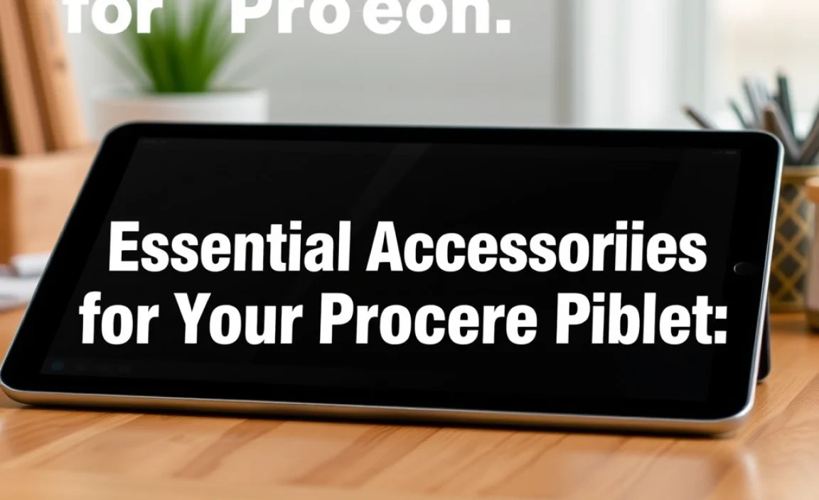 Essential Accessories for Your Procreate Tablet