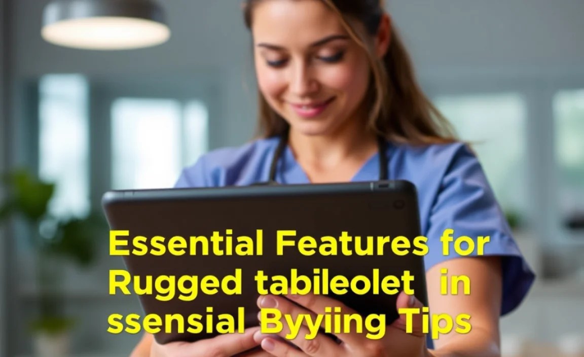 Essential Features for Rugged Tablets in Nursing