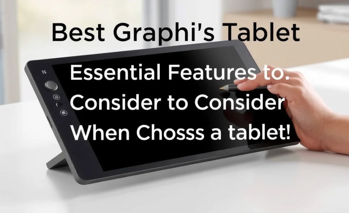 Essential Features to Consider When Choosing a Tablet