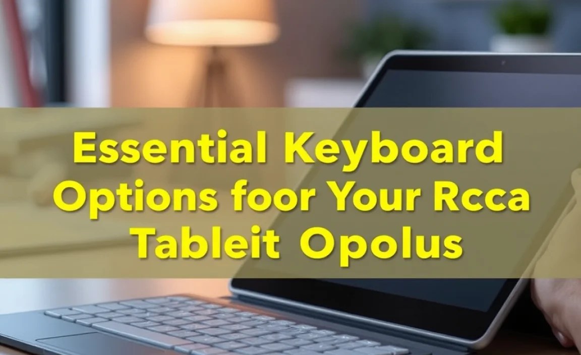 Essential Keyboard Options for Your RCA Tablet Apollo