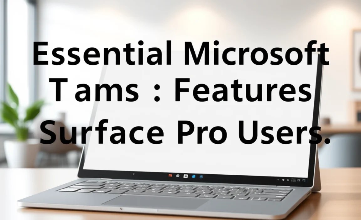 Essential Microsoft Teams Features for Surface Pro X Users