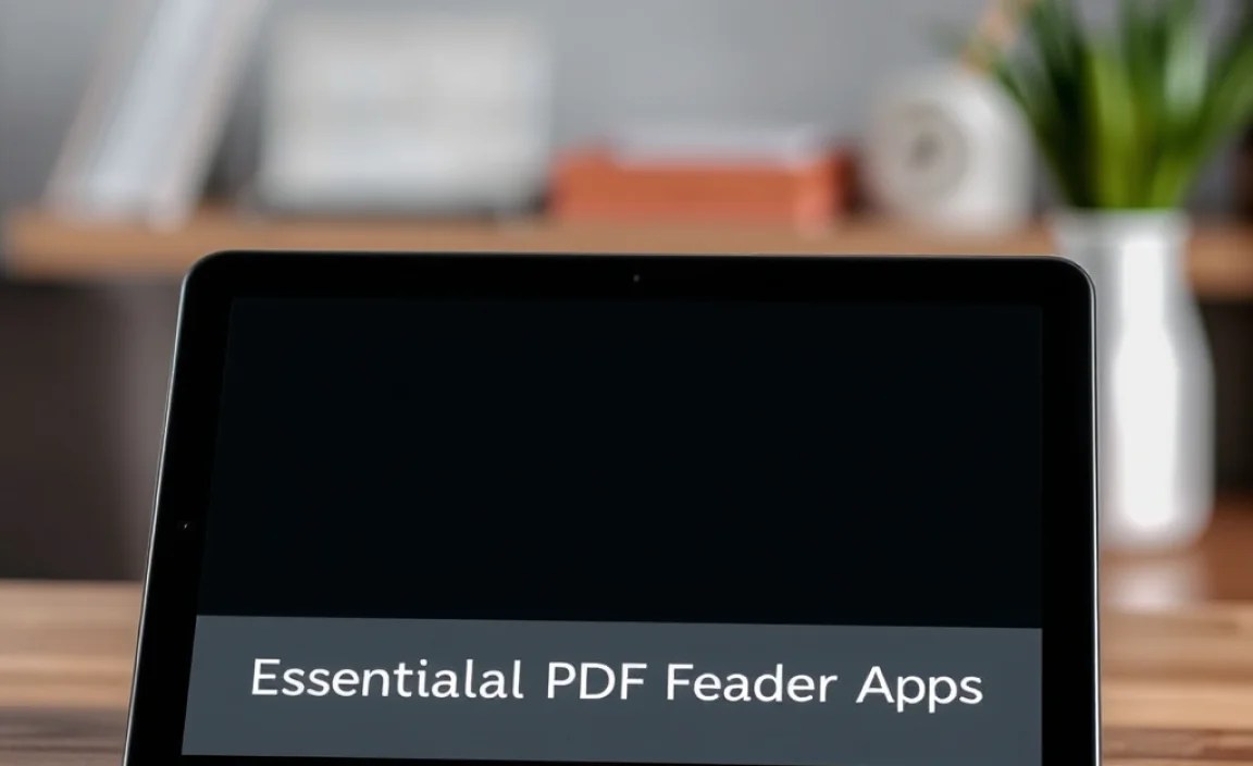 Essential PDF Reader Apps