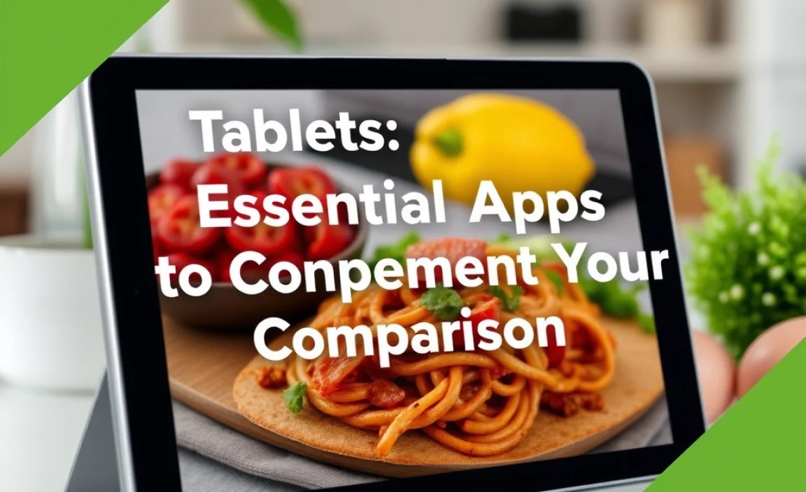 Essential Recipe Apps to Complement Your Tablet