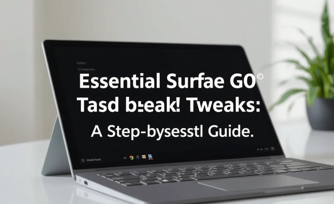 Essential Surface Go 3 Taskbar Tweaks: A Step-by-Step Guide