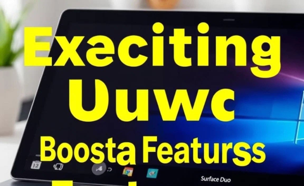 Exciting Surface Duo Windows Update Boosts Features