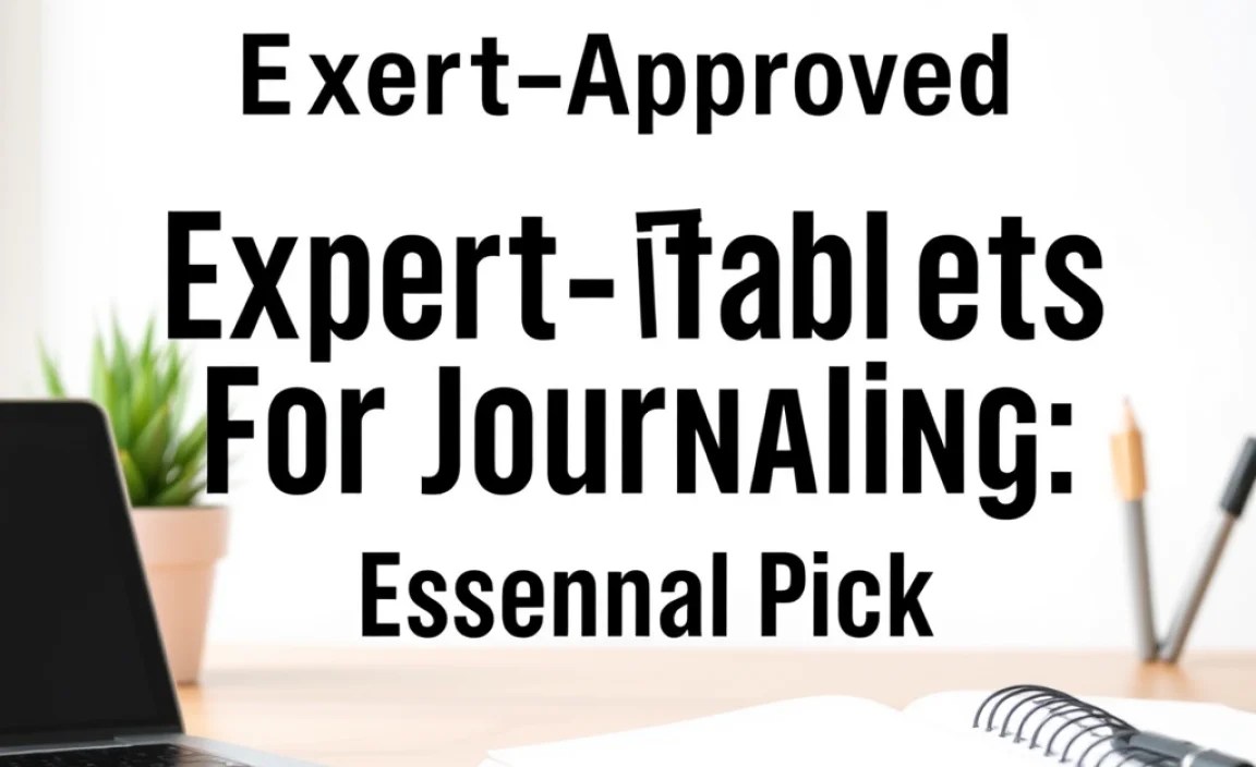 Expert-Approved Tablet Picks for Journaling