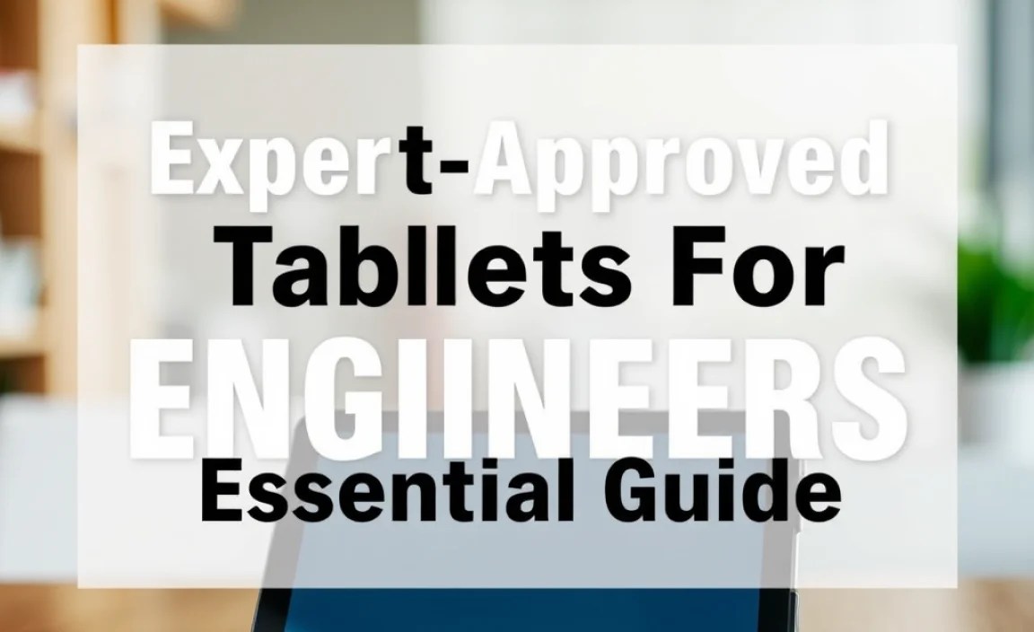 Expert-Approved Tablets For Engineers: Essential Guide