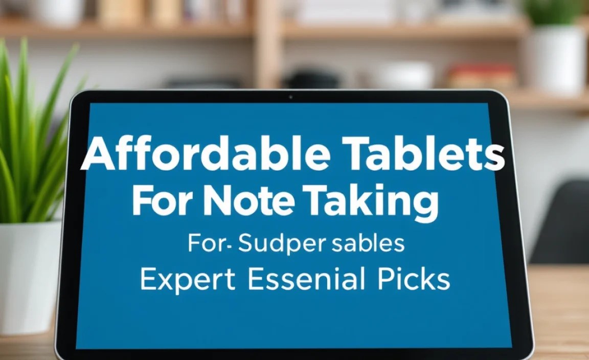 Expert Essential Picks: Affordable Tablets For Note Taking