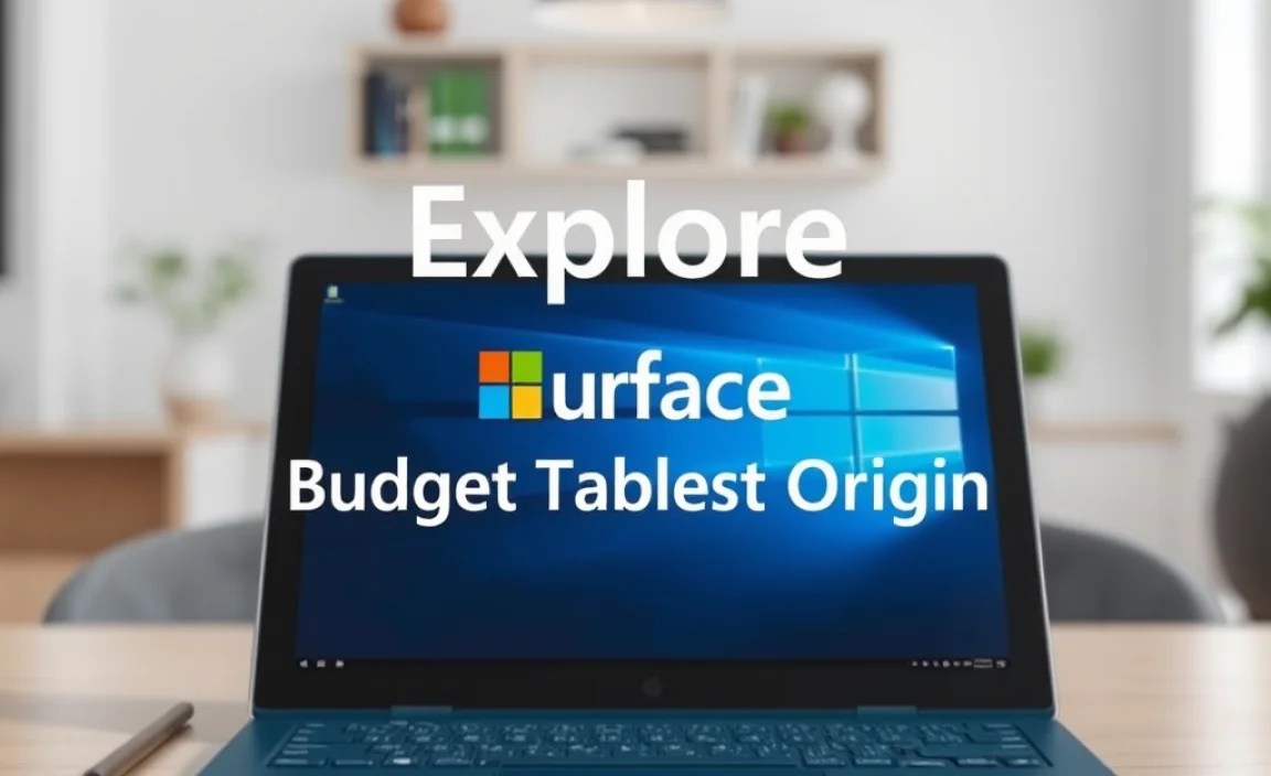 Explore Microsoft Surface: Budget Tablet Brand Origin