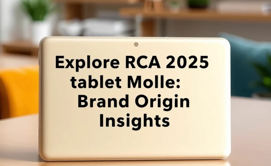 Explore Rca 2025 Tablet Models: Brand Origin Insights