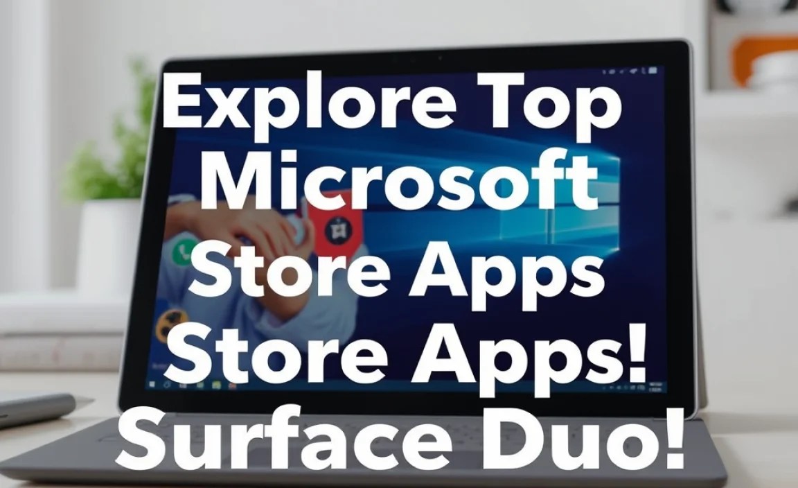 Explore Top Microsoft Store Apps for Surface Duo!