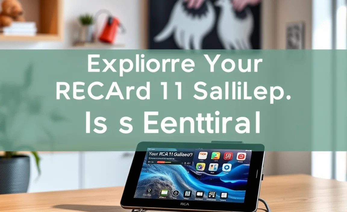 Exploring Your RCA Tablet 11 Galileo: Key Features