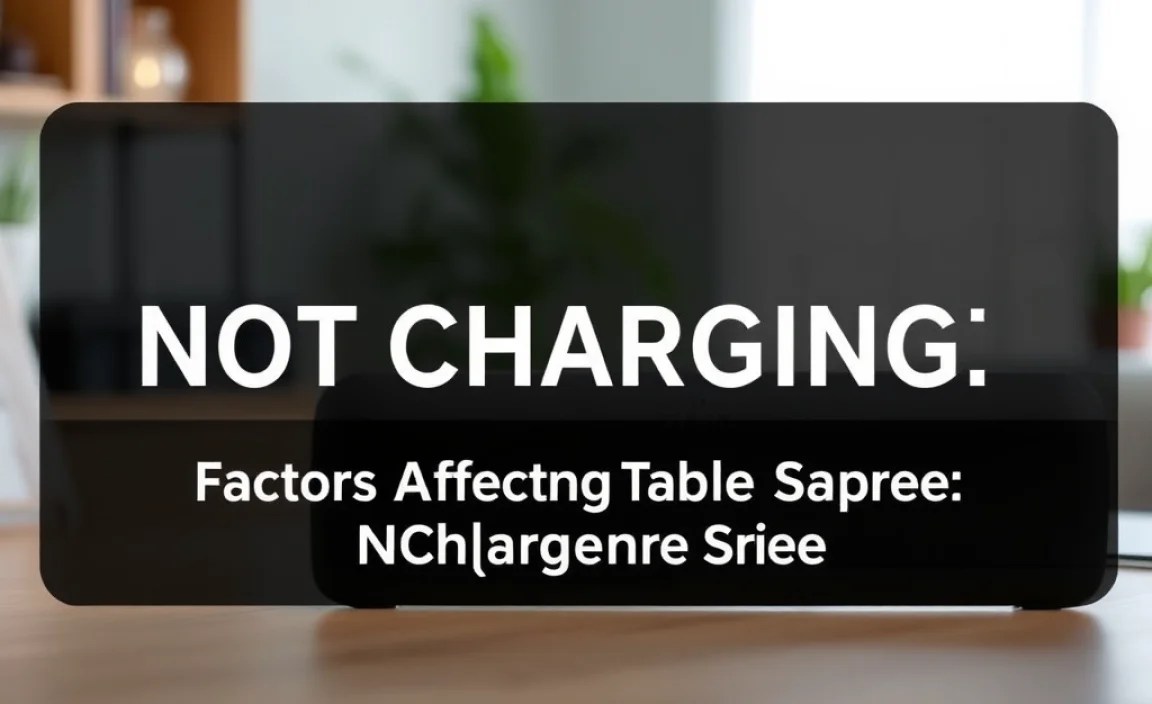 Factors Affecting Tablet Charging Speed