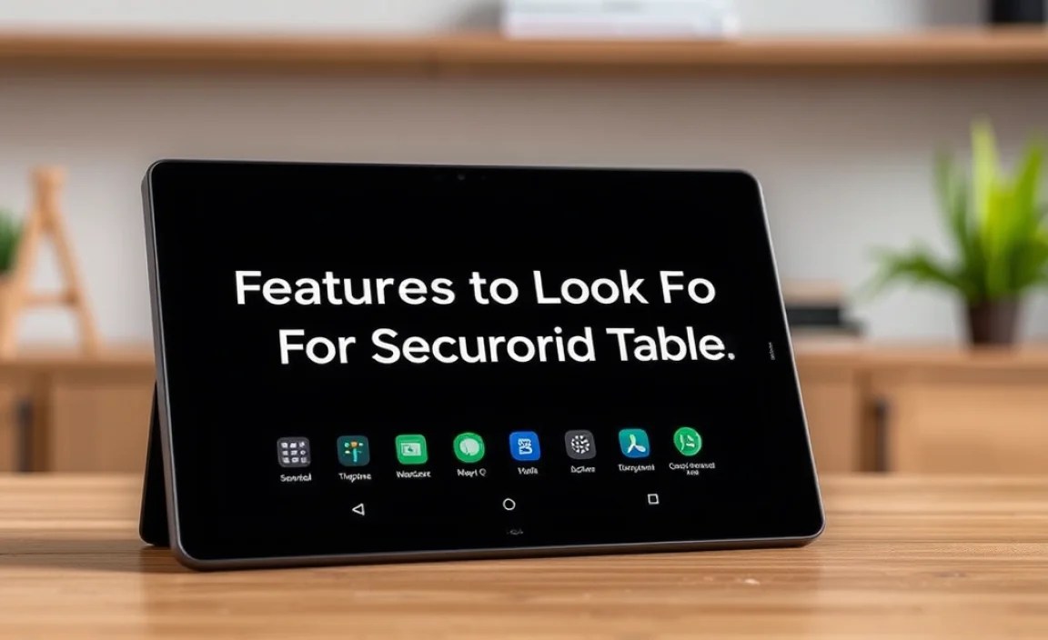 Features to Look For in Security Apps