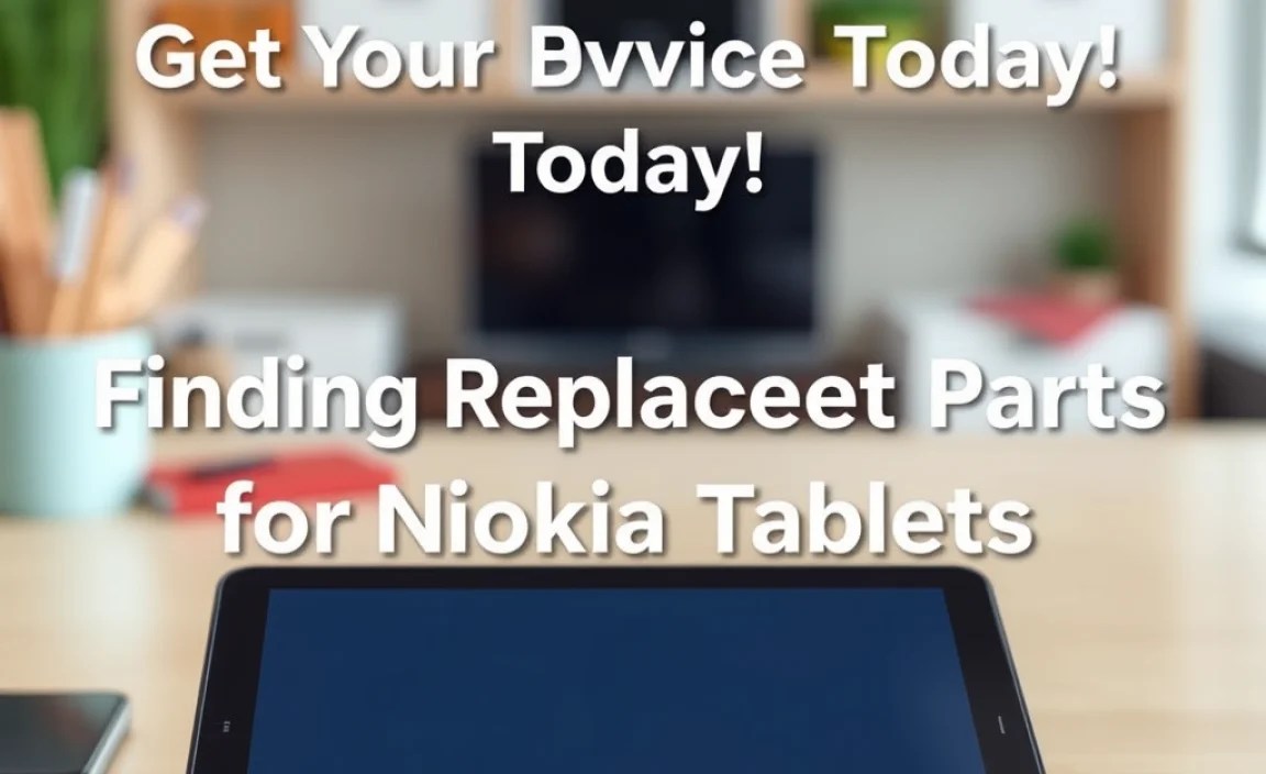 Finding Replacement Parts for Nokia Tablets