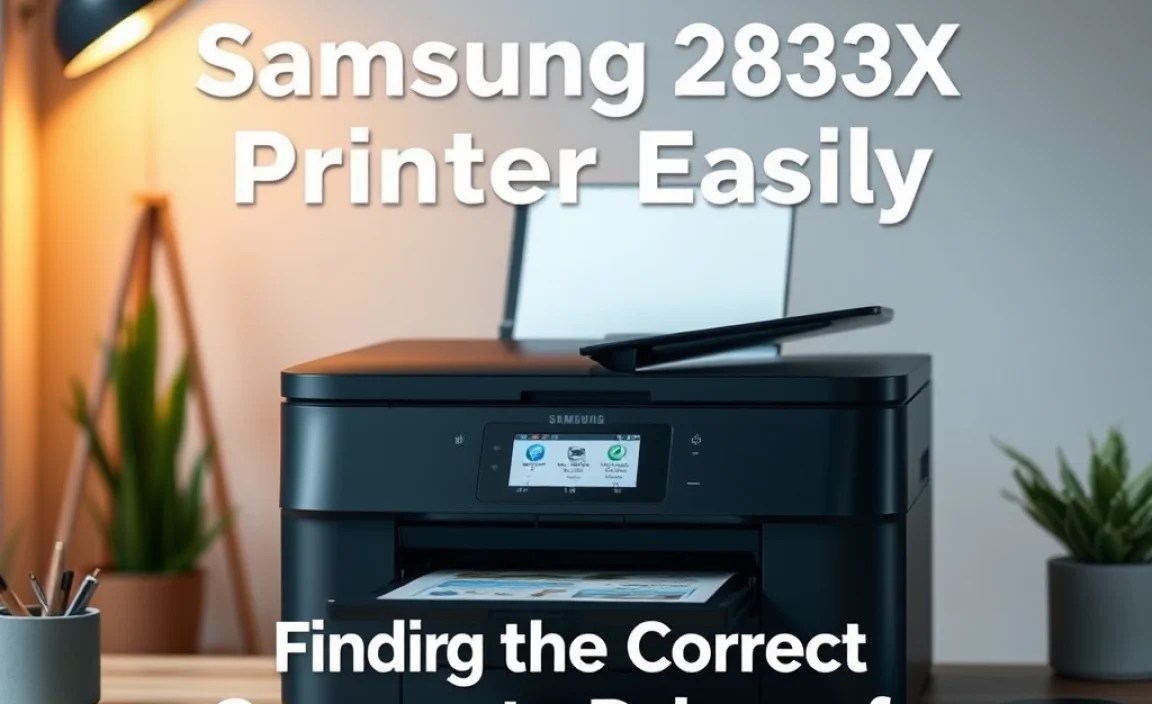 Finding the Correct Drivers for Samsung 283x Printer