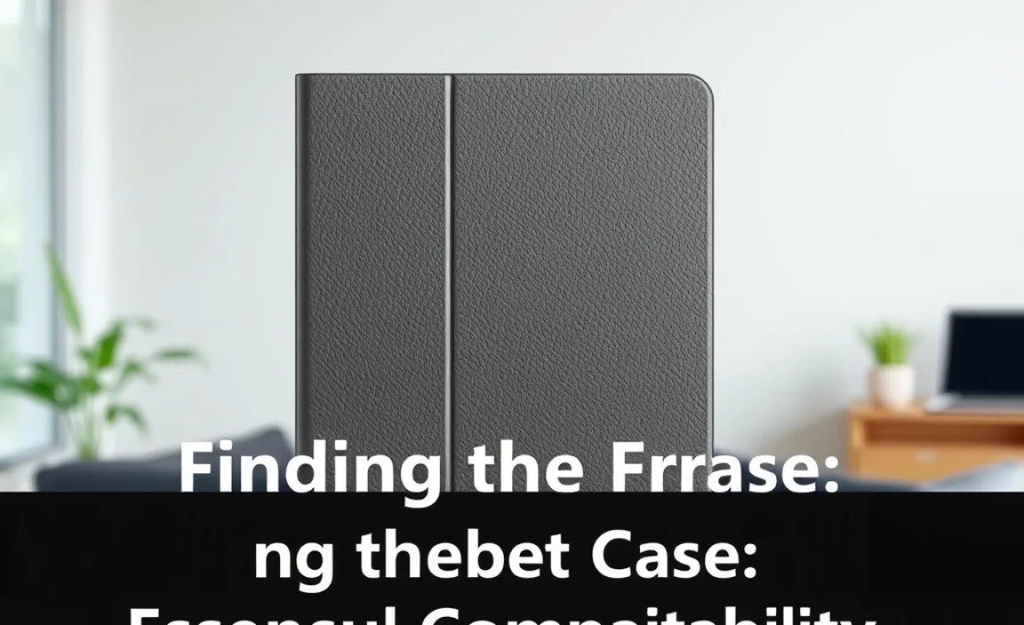 Finding the Perfect Case: Stylus Compatibility Matters (Sometimes!)