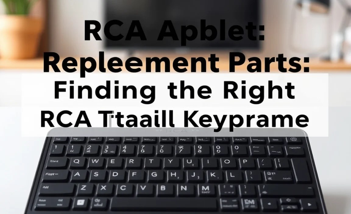 Finding the Right RCA Tablet Apollo Keyboard Replacement