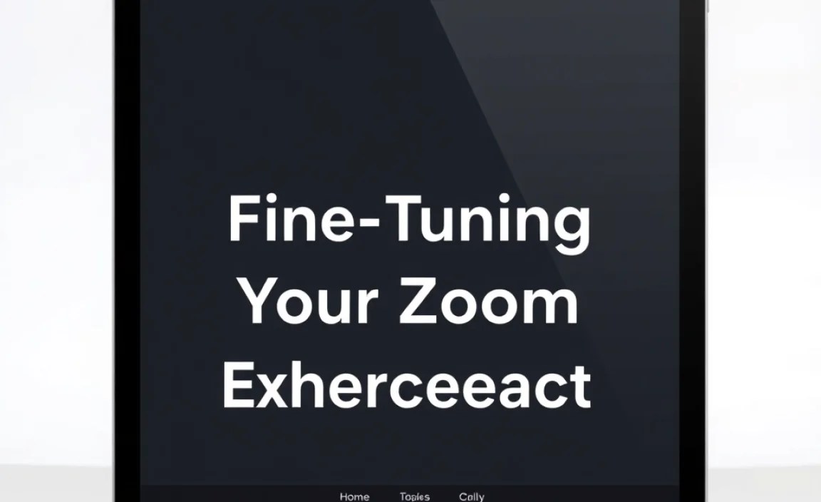 Fine-Tuning Your Zoom Experience