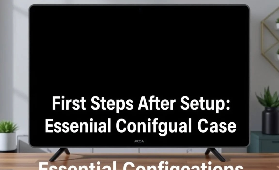 First Steps After Setup: Essential Configurations and Updates