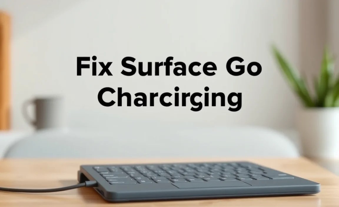 Fix Surface Go Charging Issues Fast: Expert Tips