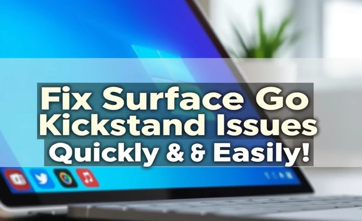 Fix Surface Go Kickstand Issues Quickly & Easily!