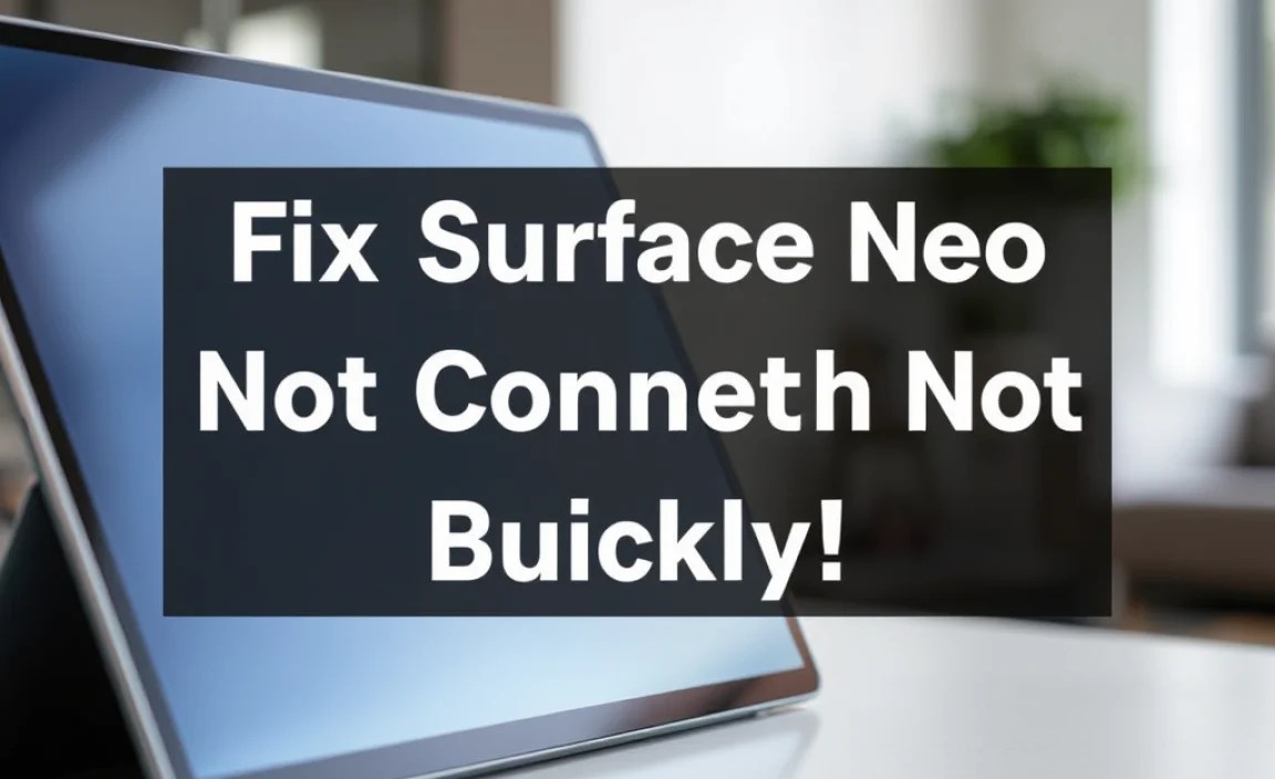 Fix Surface Neo Bluetooth Not Connecting Quickly!