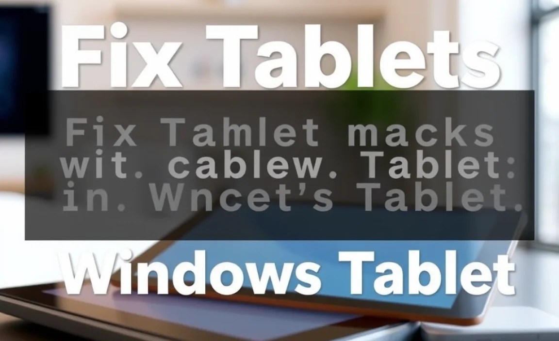 Fix Tablet Hacks On Windows Tablet: Genius Solutions
