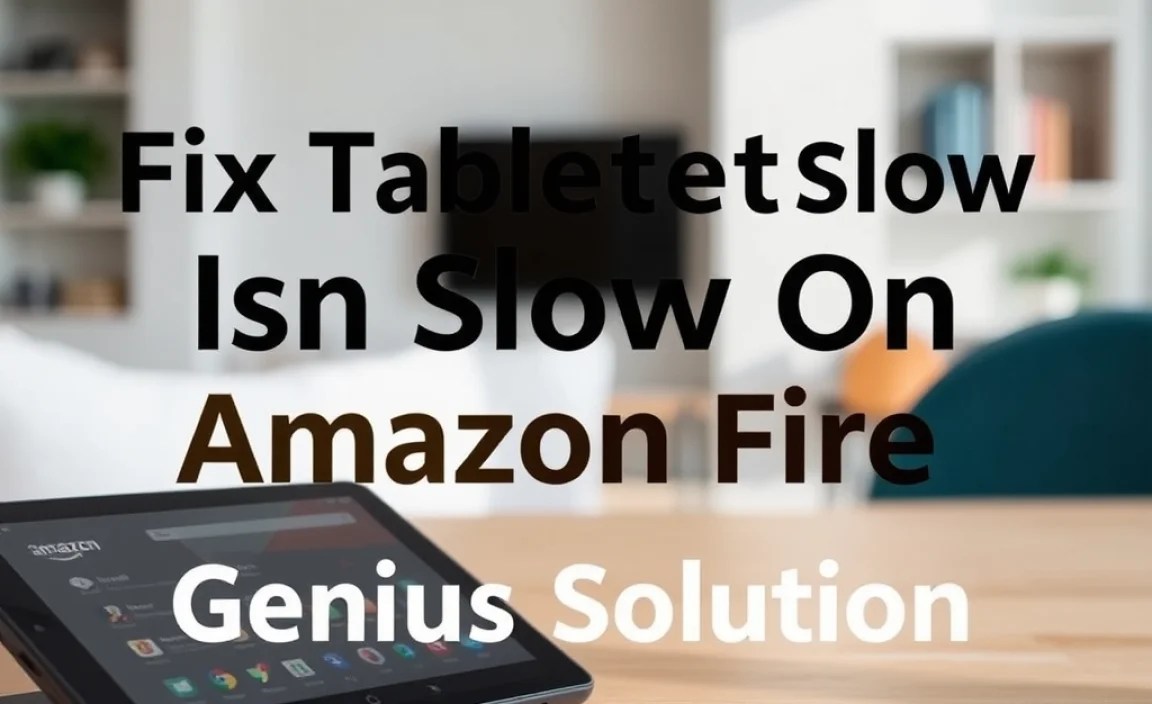 Fix Tablet Is Slow On Amazon Fire: Genius Solution