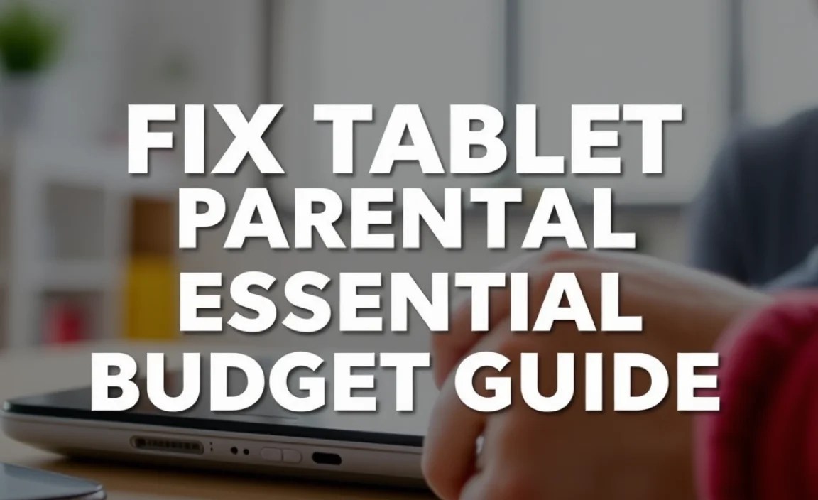 Fix Tablet Parental Controls: Essential Budget Guide