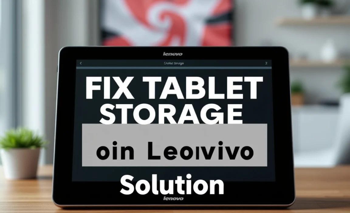 Fix Tablet Storage Full on Lenovo: Genius Solution