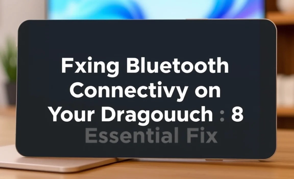 Fixing Bluetooth Connectivity on Your Dragon Touch S8